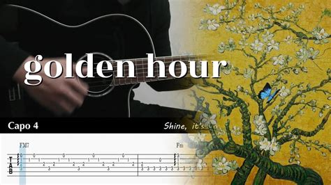 Golden Hour Jvke Fingerstyle Guitar Tab Youtube