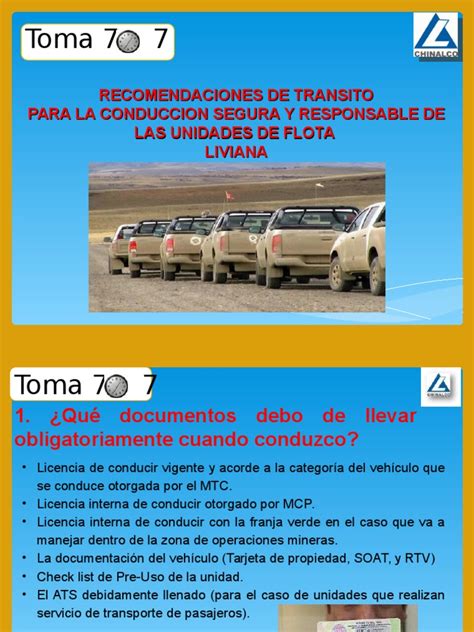 Pdf Recomendaciones De Transito Para La Conduccion Segura Y