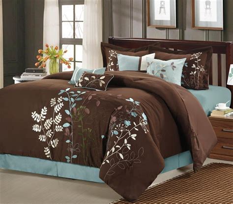 Chic Home Bliss Garden 8 Piece Embroidered Comforter Set