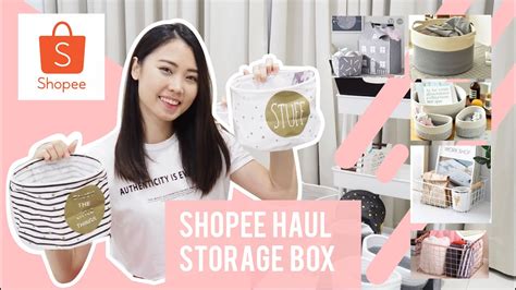 SHOPEE HAUL Storage Box Review Harga Rekomendasi Toko Home