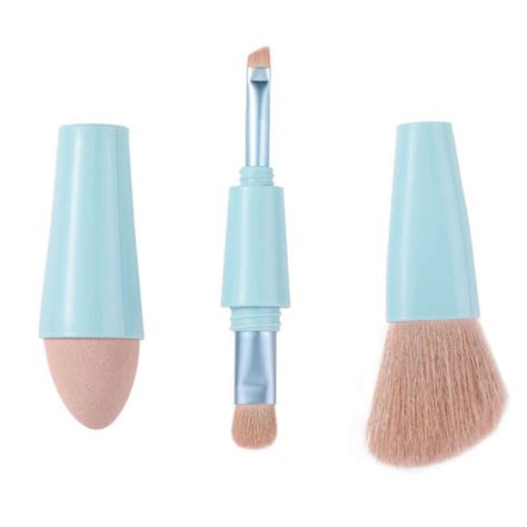 Travel Portable Multitasker Beauty Tools Makeup Brushes Detachable