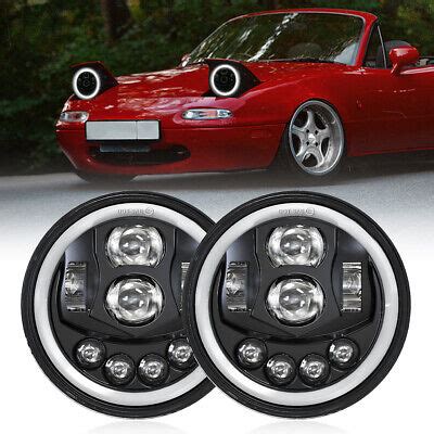 X For Mazda Miata Mx Mx Dot Inch Round Led Headlights