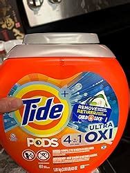 Amazon Tide Pods Ultra Oxi Laundry Detergent Soap Pacs Count