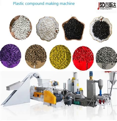 80 CaCO3 Filler Masterbatch Twin Screw Extruder Plastic Granulators