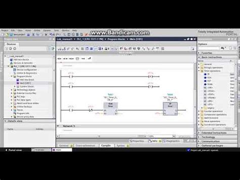 Ladder Logic Program For VFD SINAMIC G120C Control Using Siemens S7