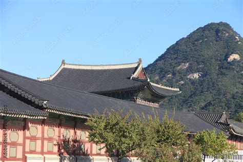 Gyeongbokgung Palace in Seoul, South Korea Stock Photo | Adobe Stock