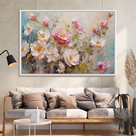 Quadro Floral Estilo Pintura