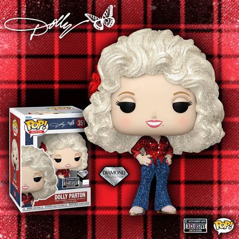 Dolly Parton 77 Tour Diamond Glitter Funko Pop Vinyl Figure 351