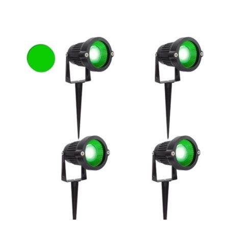 Luminaria Espeto Led Cob Jardim L Mpada W Verde Shopee Brasil