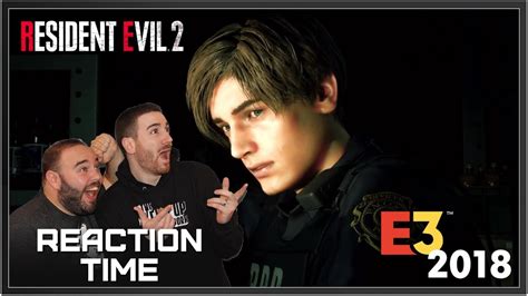 Resident Evil 2 Remake Trailer Reaction Time Youtube