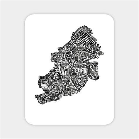 Birmingham City word Map - Birmingham - Magnet | TeePublic