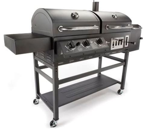 El Fuego Cherokee 3 In 1 Smoker Gasgrill Holzkohle Kombigrill Von Plus