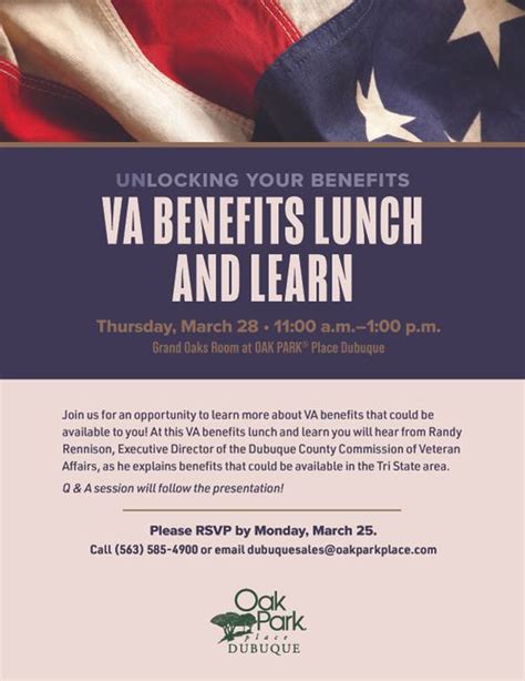 Unlocking Your Benefits: VA Benefits Lunch and Learn - Dubuque