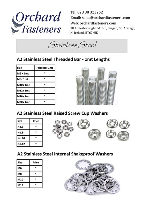 A2 Stainless Steel Internal Shake Proof Washers Orchard Fasteners