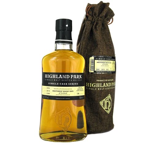 Highland Park Independent Whisky Bars Of Scotland 578 70cl Rmw