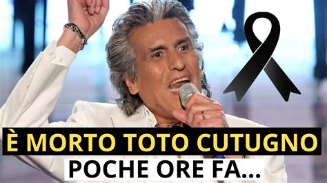 Addio Toto Cutugno è Morto a 80 Anni il Mondo della Musica Mondiale