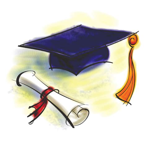 Graduation Cap And Diploma - ClipArt Best