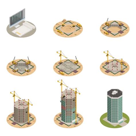 5 340 ilustraciones de stock de Proceso de construcción Depositphotos