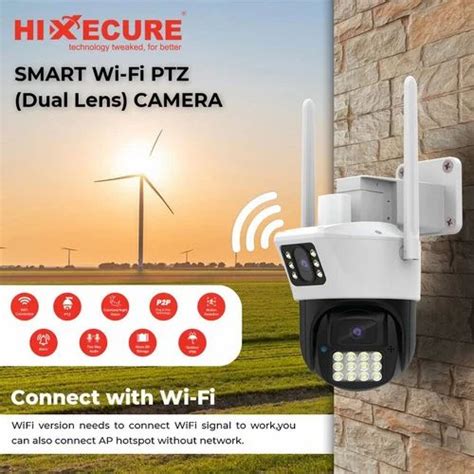 HIXECURE 3MP DUAL LENS WIFI PTZ LINKAGE CAMERA HX SD30T30L3 W At Rs