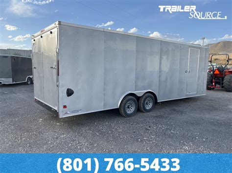 2024 American Hauler Arrow Deluxe 85x24 Tandem Axle Enclosed Cargo Trailer 70 Interior 10k