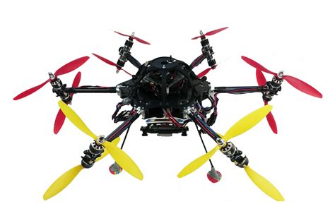 Coaxial tilt-rotor drone hovers smoothly in any orientation