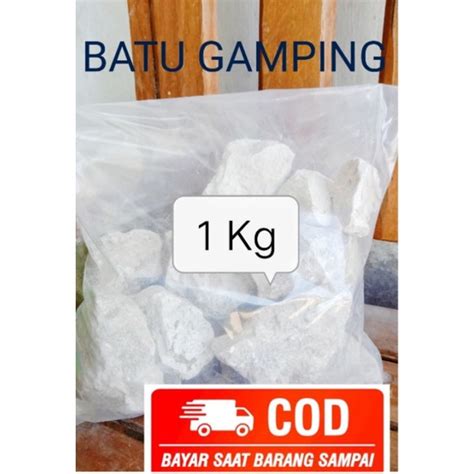 Jual Batu Kapur Gamping Bongkahan Aktif 1kg Kapur Sirih Shopee Indonesia