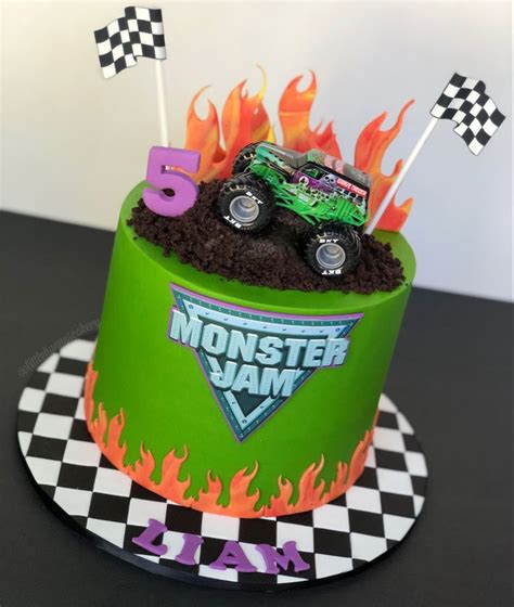 Monster Jam Cake Monster Truck Cake Monster Truck Birthday Cake Truck Birthday Cakes