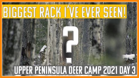 Michigan Upper Peninsula Deer Camp Hunting Day Youtube