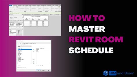 How To Create Beam Schedule In Revit