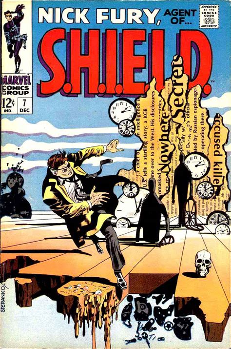 Nick Fury, Agent of Shield #7 - Jim Steranko cover - Pencil Ink