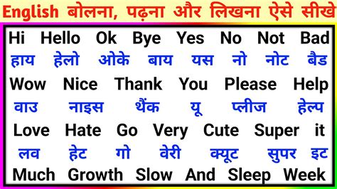 English Bolna Padhna Likhna Sikhe L English Speaking Course L How To