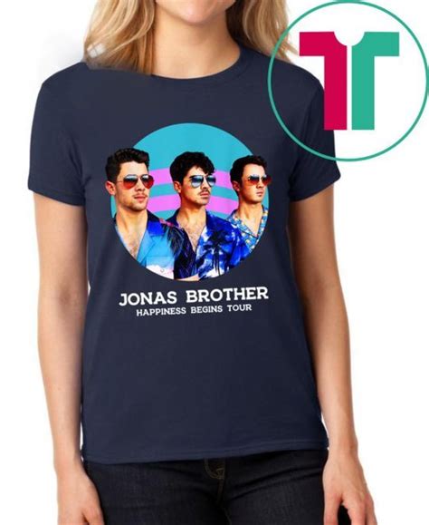 Jonas Brother Happiness Begins Tour Tee Shirt