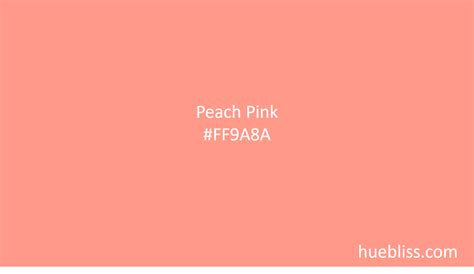 Peach Color Code