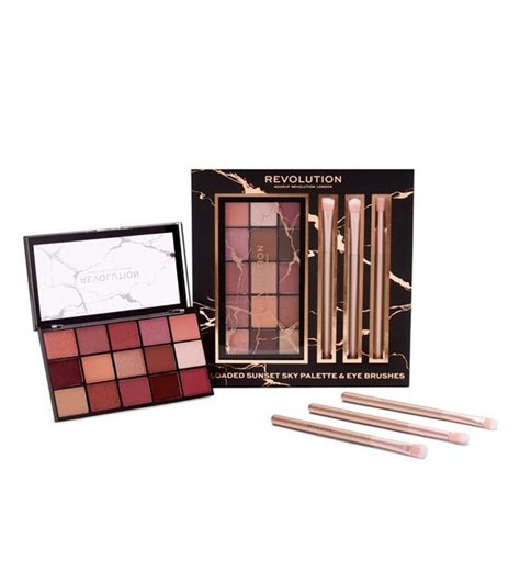 Comprar Revolution Set De Regalo Con Paleta De Sombras Reloaded Sunset Sky Y Pinceles De Ojos