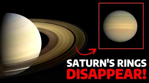 Saturn S Magnificent Rings Will Disappear In 2025 Around Us Youtube