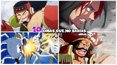 Curiosidades De One Piece Que No Conoc As Youtube