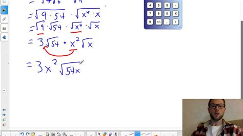 Multiplying Square Roots With A Variable Youtube