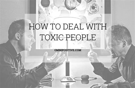 How To Deal With Toxic People