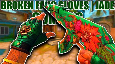 COMBOS FOR BROKEN FANG GLOVES JADE CS GO Showcase YouTube