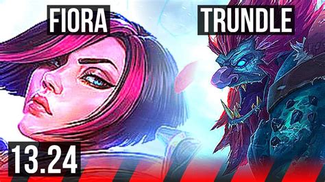 Fiora Vs Trundle Top Solo Kills Games Dominating