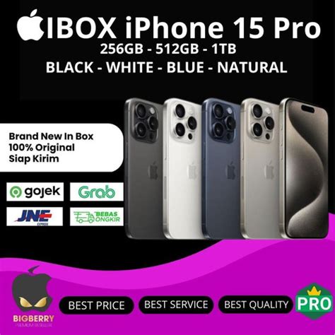 Jual IBOX Apple IPhone 15 Pro 128GB 256GB 512GB 1TB Titanium Garansi