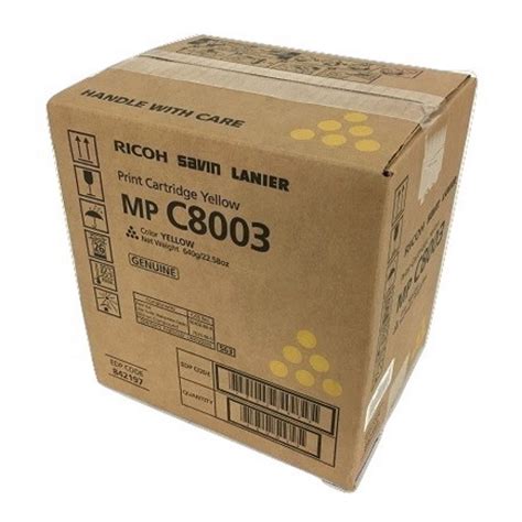 Lanier Toner Cartridge Lanier Genuine Oem Yellow