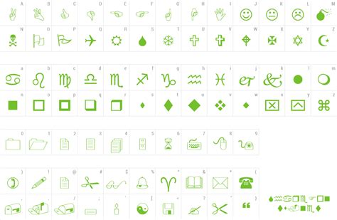 Download Free Font Wingdings