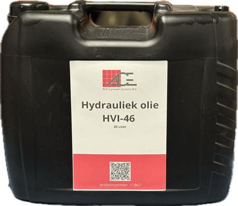 Hydrauliek olie HVI 46 can á 20 liter ACE Carwash Shop