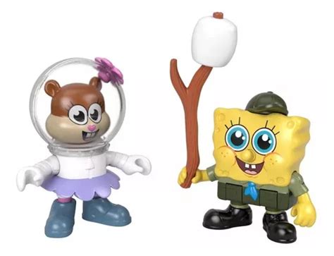 Imaginext Bob Esponja Coral Bob Esponja And Sandy