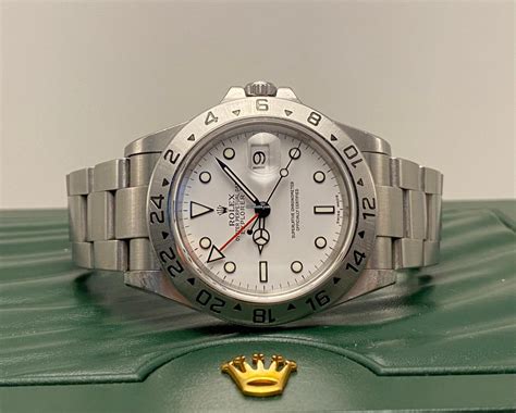 Rolex Explorer II 16570 SERIE Z WHITE DIAL FULL SET 2006 für 9 500