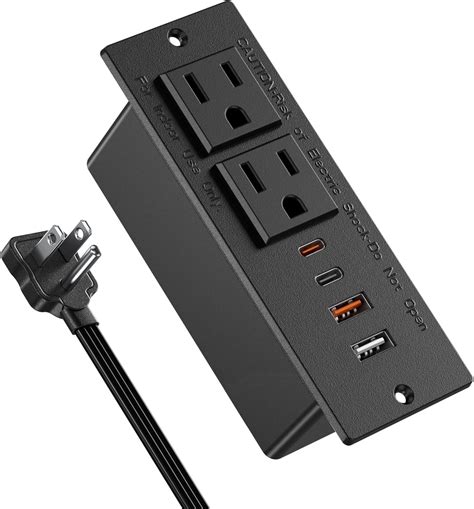 Amazon Conference Recessed Power Strip Socket With Usb Ports Table