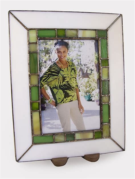 Stained Glass Picture Frame By The Berkenstocks Stained Glass Mirror Stained Glass Frames