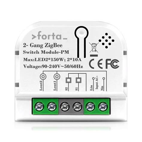 Przekaźnik Dopuszkowy Z Pomiarem Energii Zigbee Podwójny Tuya