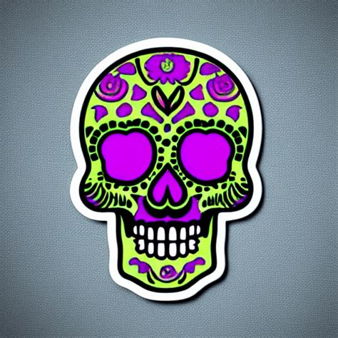 Skull Stickers · Creative Fabrica